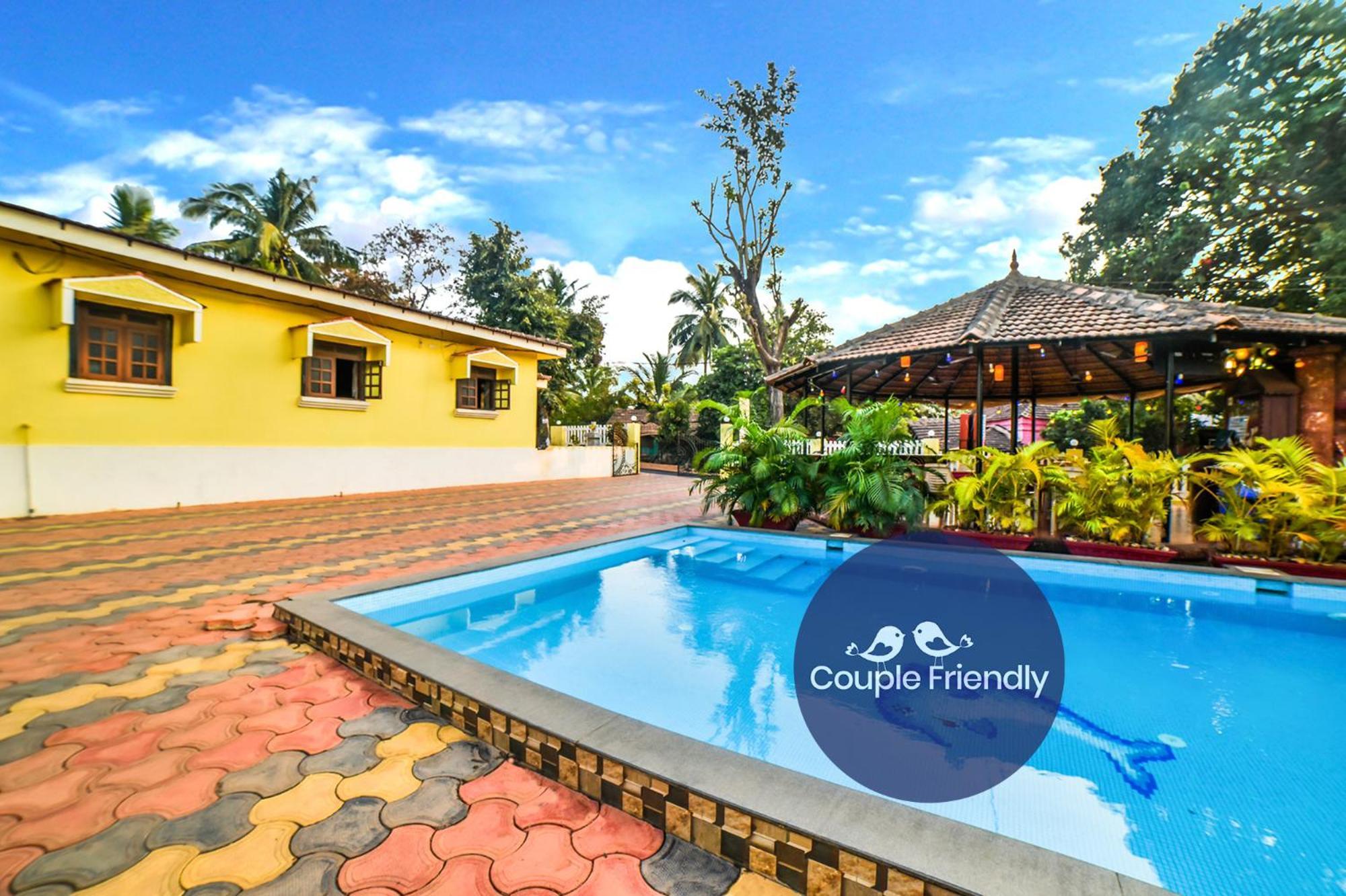 Fabhotel Yoyo Cottage With Pool - Nr Chapora Fort Vagator Ngoại thất bức ảnh